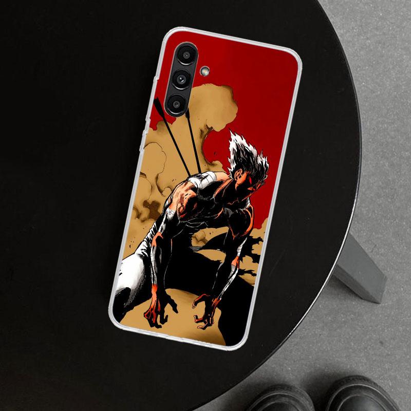 One P-Punch-Man Garou Phone Case Cover for Samsung Galaxy A17 A16 A26 A36 A56 A57 A37 A15 A25 A35 A55 A14 A24 A34 A54 A13 A23 A3