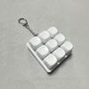 9 Keys Finger Keyboard Keycaps Fidget Toy Anti-Anxiety Point Keycaps Party Stress Relief Diy Keycaps Toy Keyboard Caps