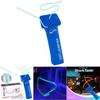 Colorful Led Zipstring Toy Plastic Handheld Adjustable Speed Looplasso Rope Launcher