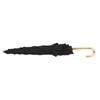 2 Pcs Miniature Umbrella Black Cloth DIY Doll House Decorative Accessory 1:12
