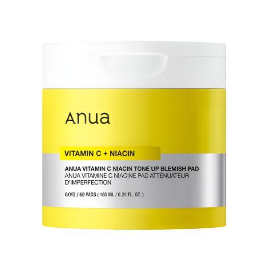 Anua Vitamin C Niacinamide Tone-Up Blemish Pad Brightening Korean Skincare 60 Pads