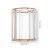 Oral Cleaning Modern Lamp Shade for Faux Crystal Wall Sconce Lamp Shade