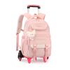 Zaino Trolley Scuola per Bambini con Ruote Zaino Studenti Borsa Libri Borsa Scuola a Rotelle per Bambine Bambini Zaino con Ruote