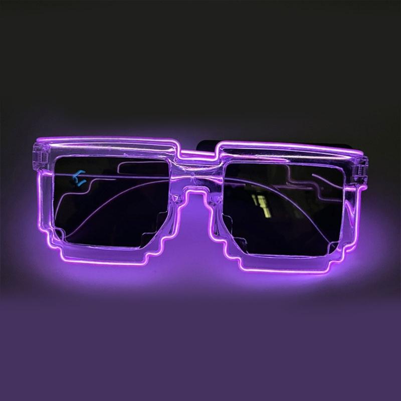 LED Light Up Sunglasses With Fashion Frame and Lens For Night Parties And Festival Event Gathering Dressingup Eyewears