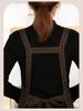 Custom Unisex Waterproof Canvas Waist Apron - Simple, Fashionable Workwear for Catering