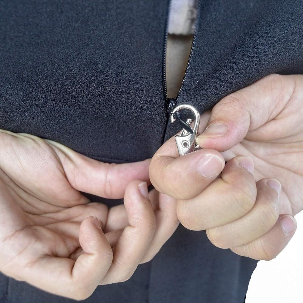 Replacement Zipper Dress Zipper Pull Helper With Hook 2-in-1 Dress Zipper Assistant Tool Zipper Chain DIY Craft