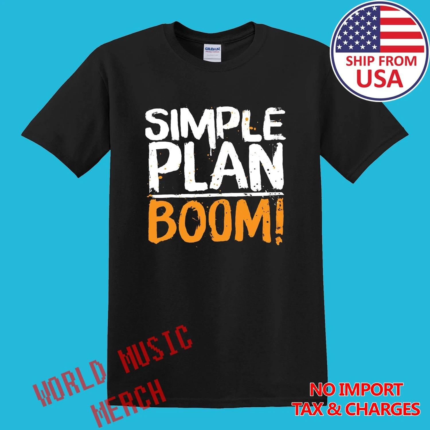 

Simple Plan Boom Men s Black Size S-5XL M