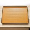 45cm Long Bamboo Tray Made of Sesame Lacquerware Made in Japan J-kitchens (Tray) Bamboo, Non-Slip, (ABS Resin),