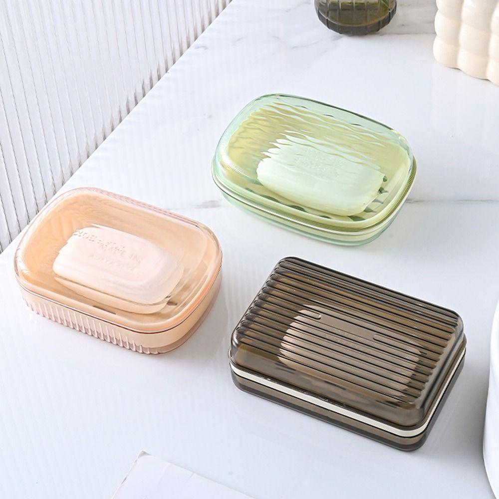 

Waterproof Soap Case Plastic Sponge Storage Plate Convenient Soap Container for Home