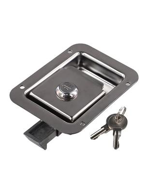 Travel Trailer Lock Stainless Steel RV Door Latch Heavy Duty Recessed Lock Toolbox Chassis Cabinet Door Lock Embedded Panel Lock