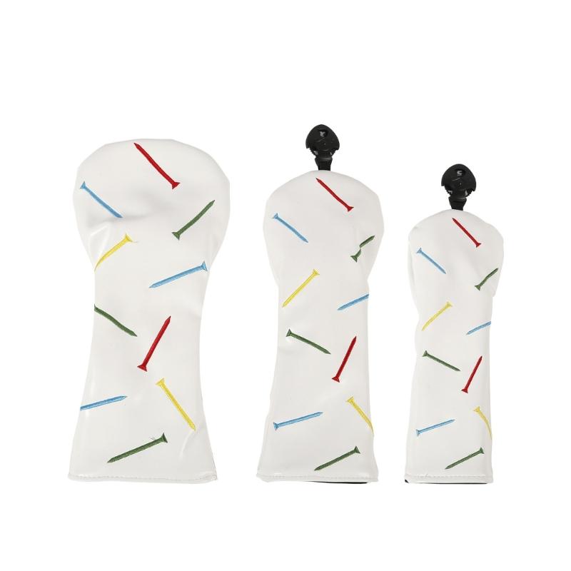 Golfs Putter Cover Golfs Putter Protective Guard Golfs Mallet Putter Headcover Golfs Head Cover Golfs Club Protectors белый