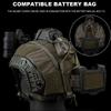 Gen 4th Tactical Helmet Cover Camo Style Ops-Core FAST High-Cut Helmet Cloth with NVG Battery Pouch Airsoft Hunting Accessory
