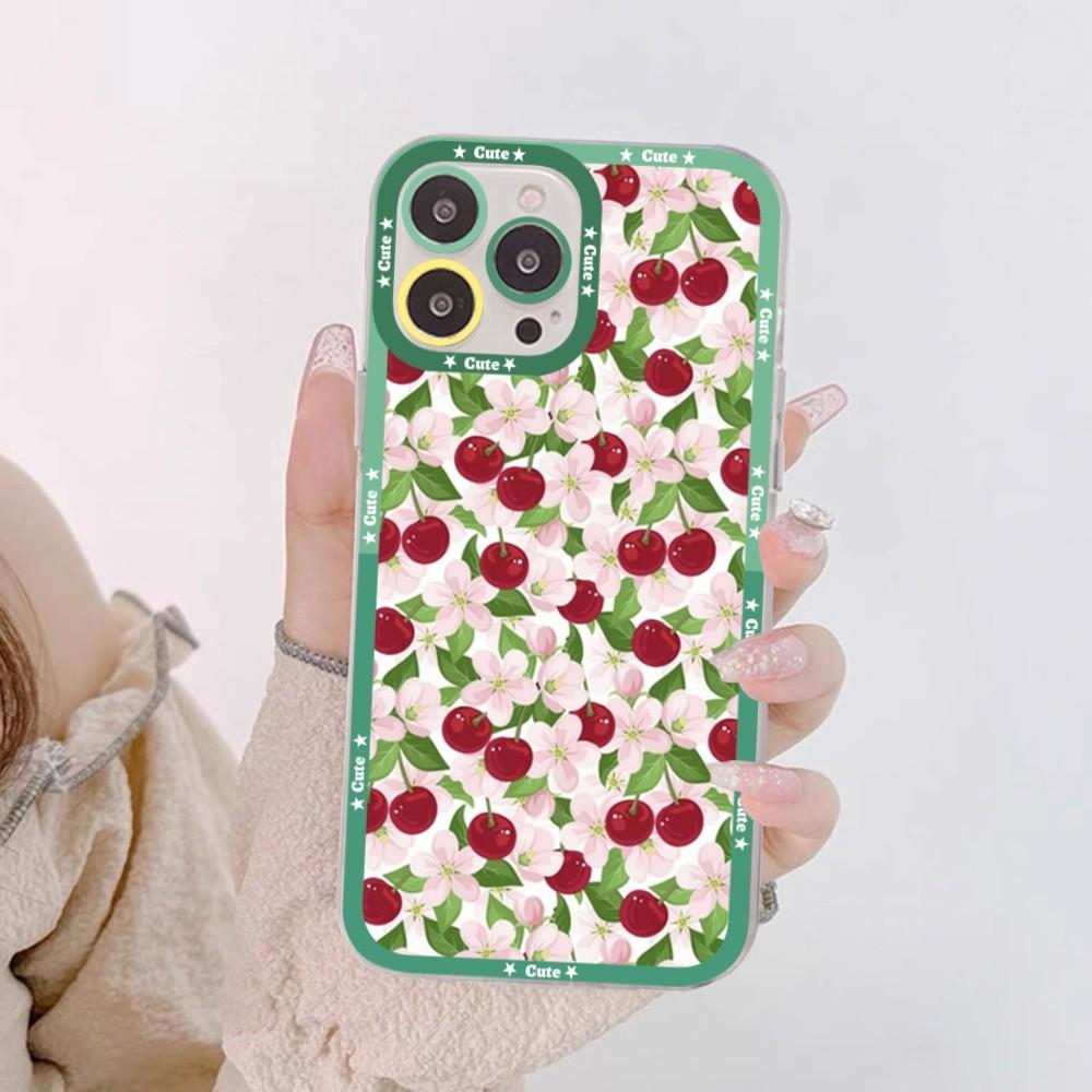 Fruit Lemon Cherry Phone Case For Redmi 7 8 9 A For Redmi Note 5 7 8 9 10 11 Pro Max 4G 5G Funfas