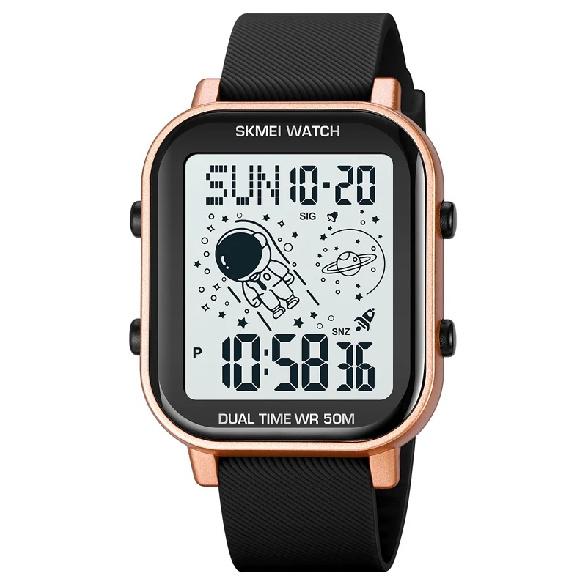 Skmei 1971 Digital Square Alarm Fashion Sports Men's Watch Waterproof 5ATM Plastic