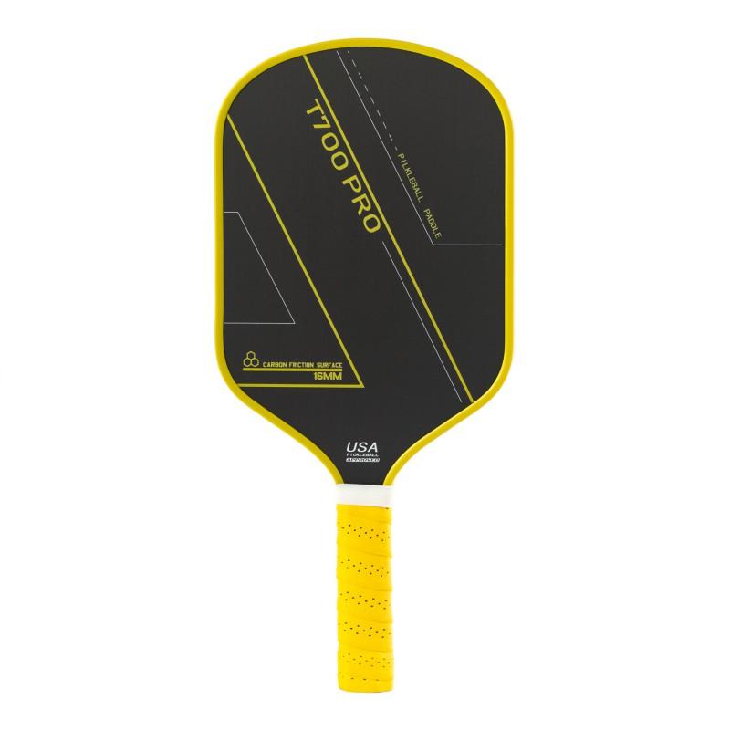 Carbon Fiber Pickleball Paddle With Textured Grip Surface Lightweight Design Beginners Recreational Players