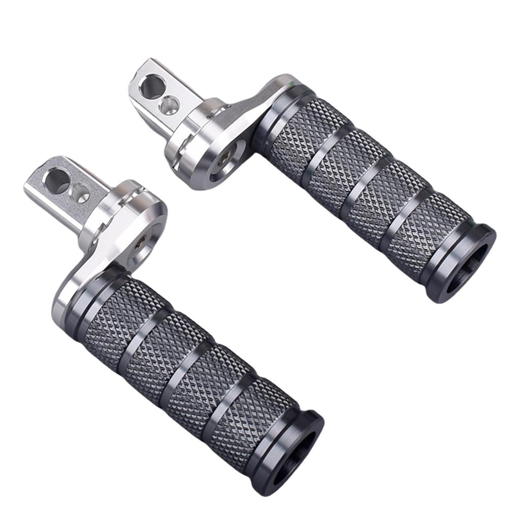 HRuizq Motorrad Aluminium Trittstufe Verstellbar Anti-Rutsch Mehrstufige Kombination Beifahrer Trittstufe