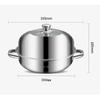 Zhang Xiaoquan 2-Layer Stainless Steel Steamer & Soup Pot