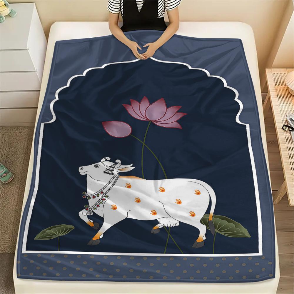 1Pz Coperta in Flanella con Stampa Musulmana, Alta Qualità, Per Tutte le Stagioni, Decorazione per la Casa, Calore e Comfort, Perfetta per Regali di Natale