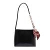 PU Leather Small Square Bag Korean Style Single Shoulder Bag Vintage Underarm Bag  Office Worker