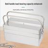 Stainless Steel Multi-Layer Industrial Storage Box - Enlarged & Thickened, Various Styles
