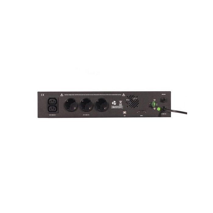 Riello UPS iDialog IDR 1200 Onduleur (rack-montable) 230 V 720 Watt 1200 VA RS-232, USB connecteurs de sortie : 5