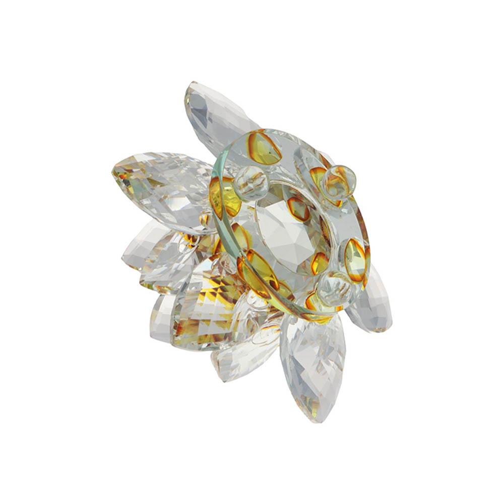 Sunlight Healing Crystals Fengshui Ornaments Tabletop Crafts Crystals Lotus Flower Jewelry Counter