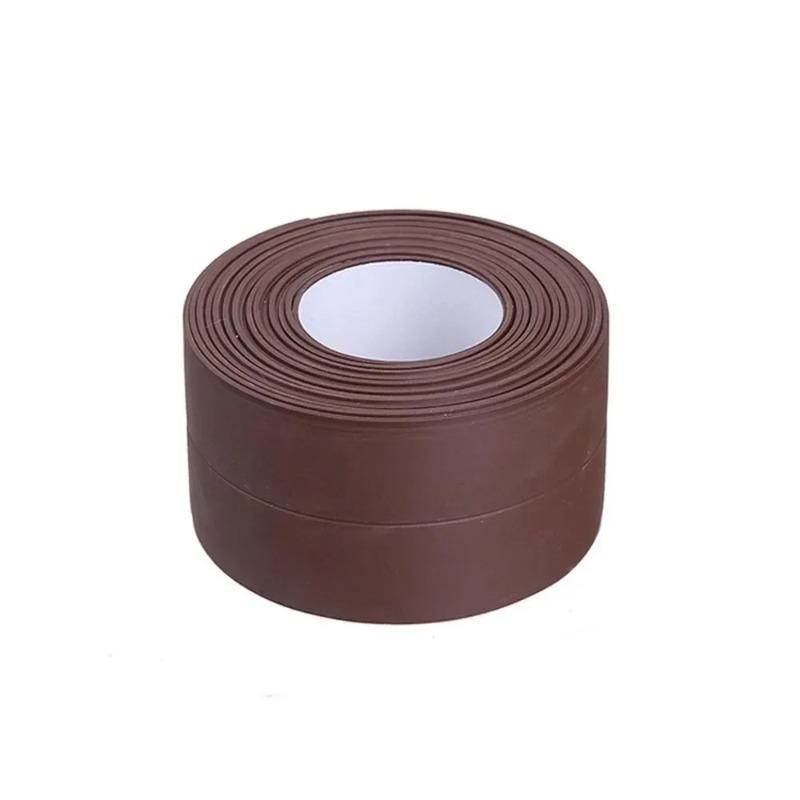 Waterproof Bathroom Kitchen Accessory - Self Adhesive Caulk Strip Sealant Tape for Shower Bath Side Wall Edges Anti-Mold Sink Ed