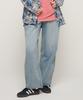 CARGOBROS FOR WOMAN Wide Balloon Denim Pants (Light Wash)