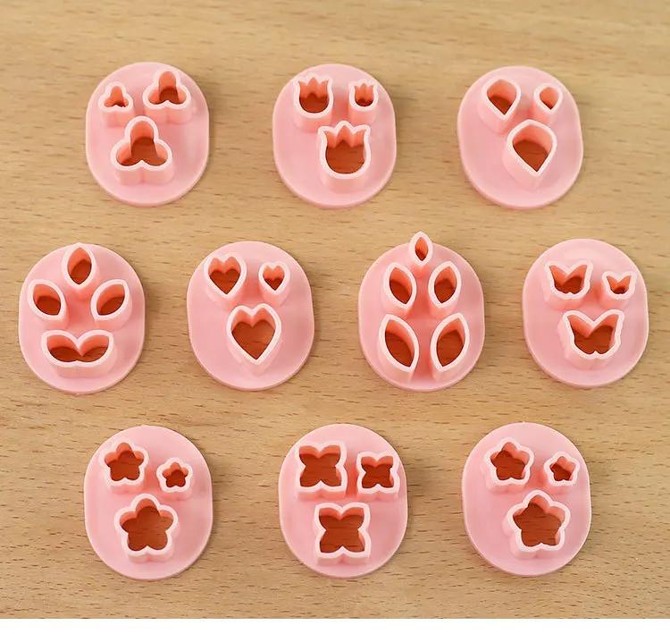 Floral Baking Pastry & Earring Molds - DIY Handmade Jewelry Tools for Crafting Ideal for Decorative Pendants Charms & Decoration