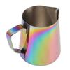Lattiera per montare il latte in acciaio inox, brocca per il latte, lattiera per caffè per negozio di tè al latte, bar, 350 ml