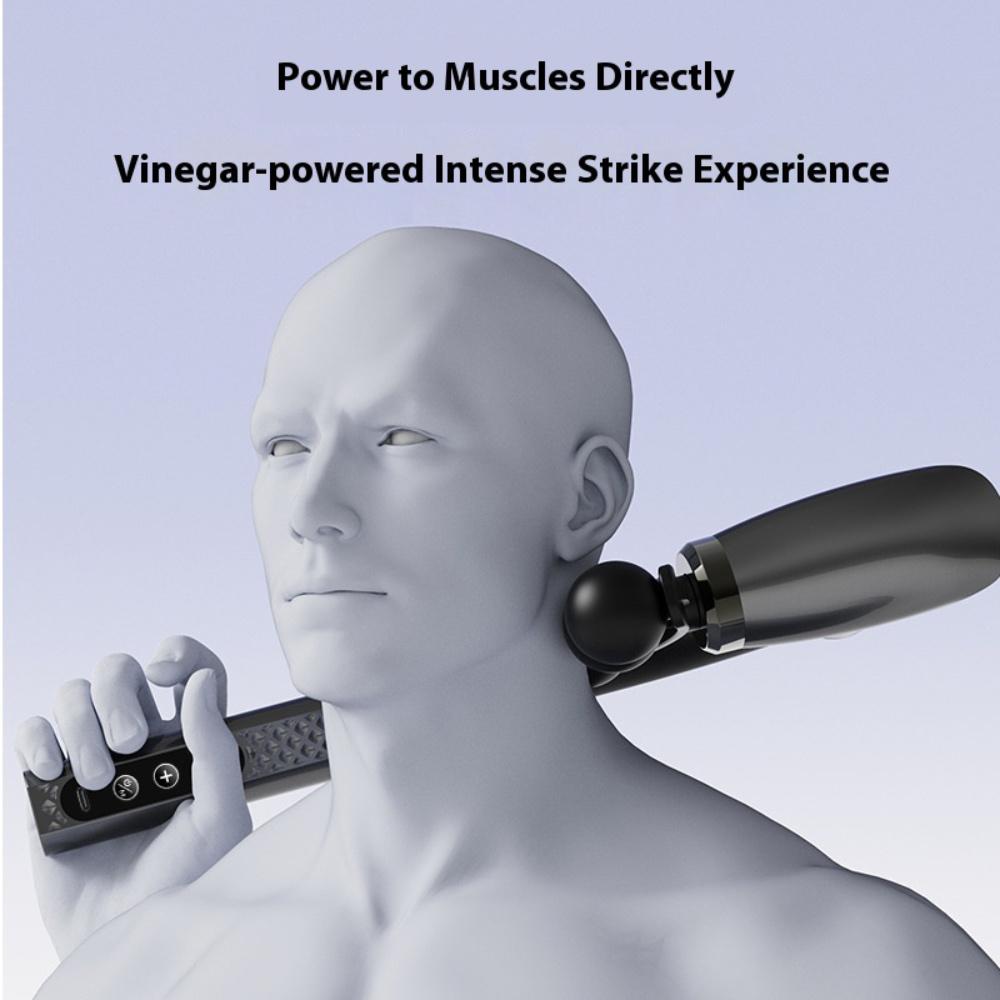 3 Head Electric Fascia Gun High-Frequency Body Massager Handheld Muscle Relaxation Back Neck Shoulder Muscle Masajeador Gun