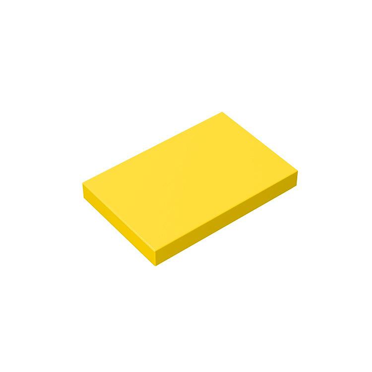 300PCS Elements MOC Brick Flat Tile 2x3 Groove Tablet Building Blocks DIY Toys Compatible with 26603 Bricklink Rebirckable