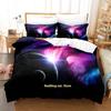 Set Letto Pianeti Singolo Gemello Matrimoniale Queen King Size Set Letto Adulto Bambino Camera da Letto Set Copripiumino universo spazio esterno Letto