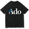 Ado Fans T Shirt Cute Funny Graphic T-Shirts Cotton Soft Unisex O-Neck Tee Tops Wounisex Unisex Summer Casual Clothes Streetwear