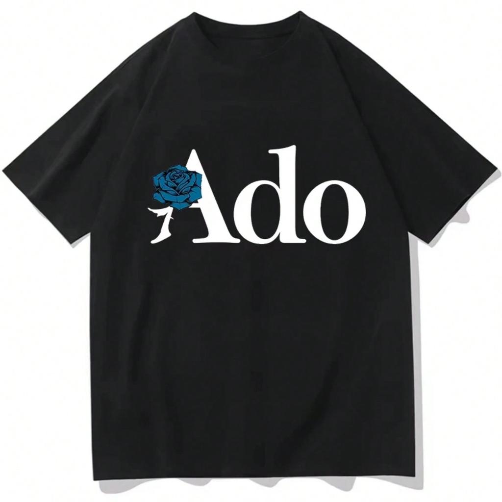 Ado Fans T Shirt Cute Funny Graphic T-Shirts Cotton Soft Unisex O-Neck Tee Tops Wounisex Unisex Summer Casual Clothes Streetwear