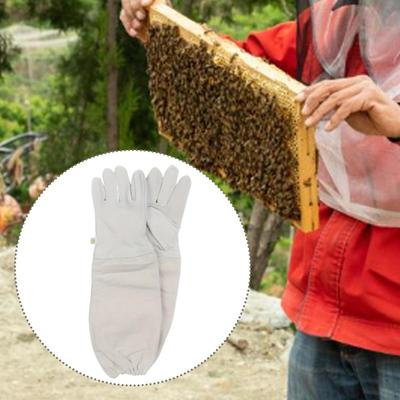 Imkerhandschuhe Imker 1 Paar Handschutz Imkereigeräte Herren Damen Tragbar