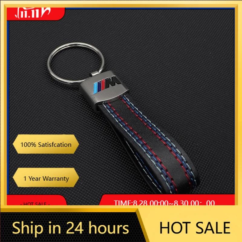 BABA1 Car Sticker 2025 Hot For BMW Car Emblem Keychain Metal Fine Leather Keyring Chain For BMW X1 X2 X3 X5 X4 X6 X7 G30 G20 G32 G11 G