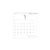 Hobonichi Whiteboard Calendar 2027 Full Size Wall Calendar