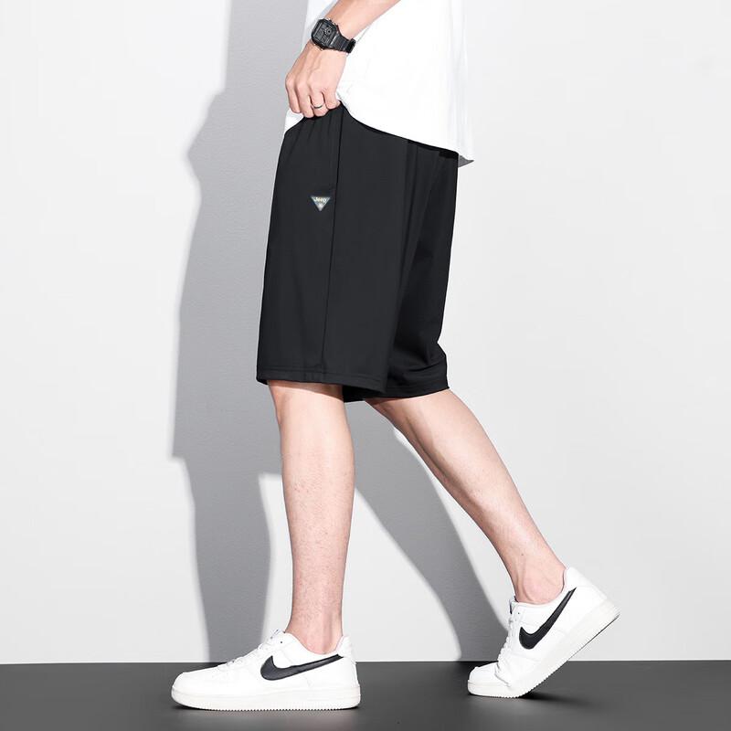 JEEP Men's Ice Silk Straight-Leg Casual Shorts