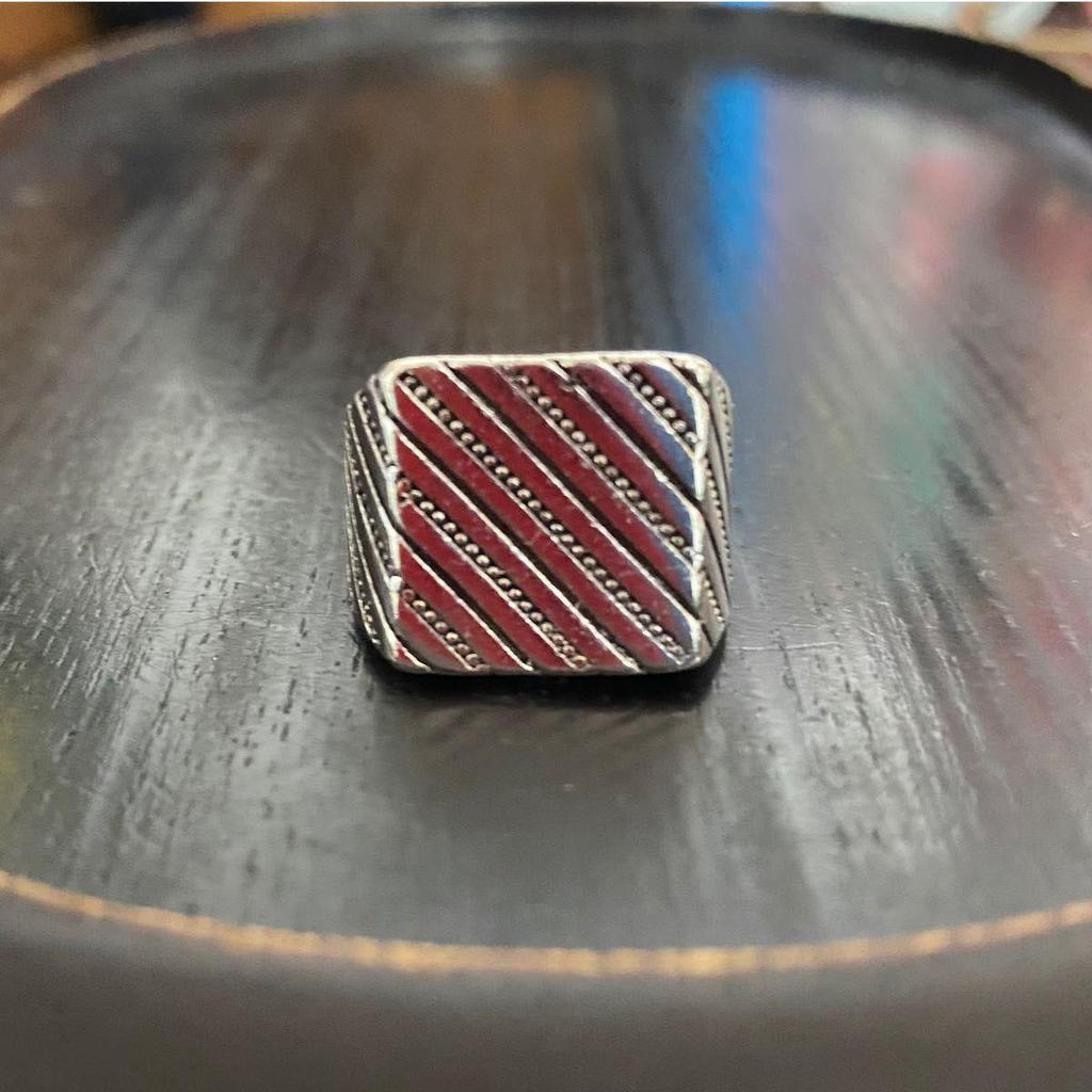 Used No. 16 Ring Men's Jewelry Men's Ring Silver Color Vintage Accessories Indian Jewelry Antique