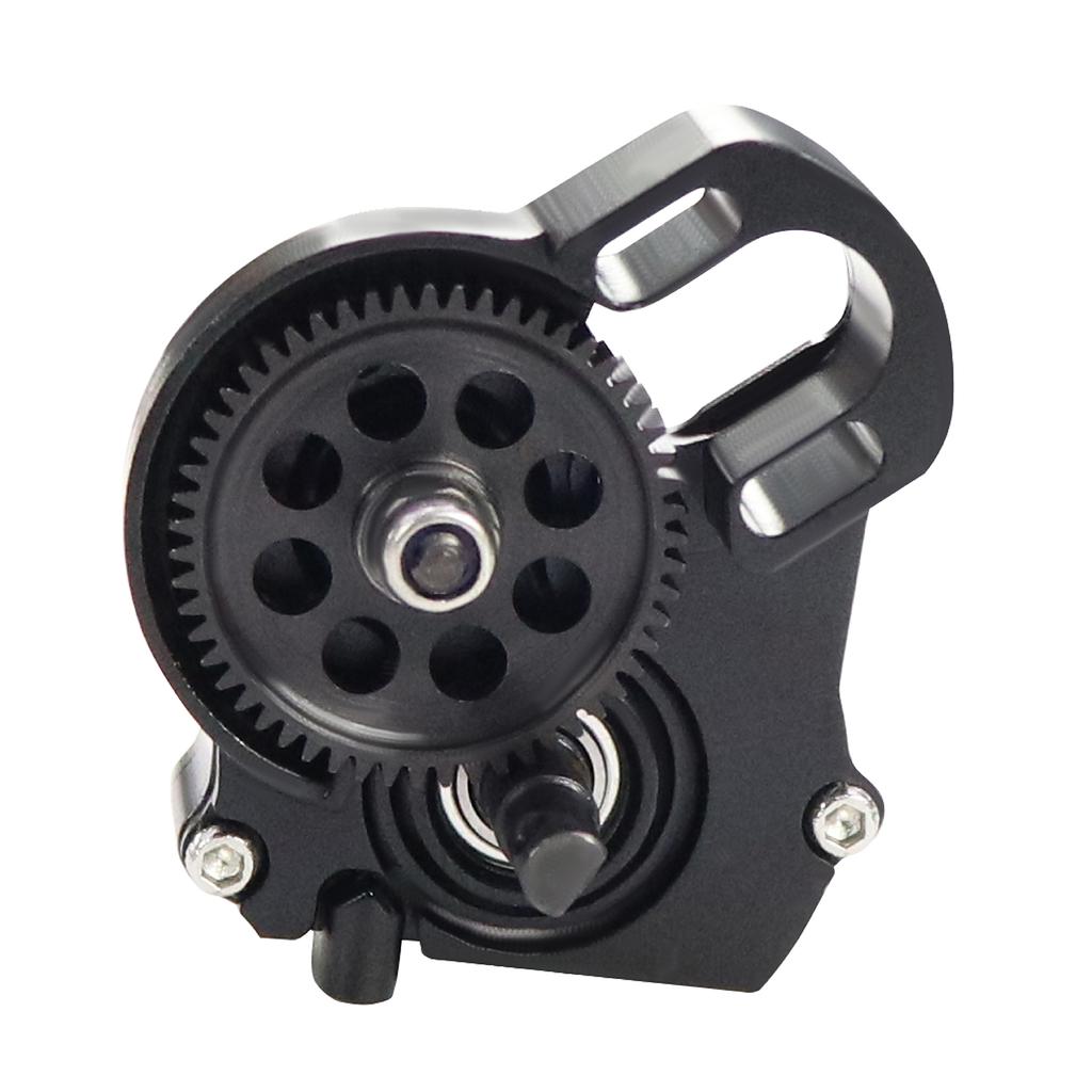 NIUWSRC MR24 Aluminium 21% Overdrive Billet Transmission Gearbox For 1/24 RC Crawler Axial SCX24 Deadbolt C10 Gladiator Bronco