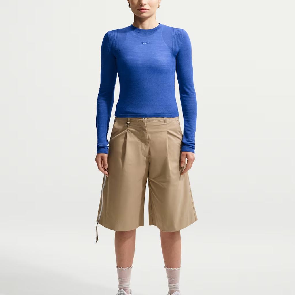 Nike Sportswear Airverent Fitted Long Sleeve T-Shirt Women Tops IQ0429-405