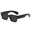 Fashion Retro Rectangle Punk Glasses Brand Design Women's Sunglasses Black Fashion Square Sun Glasses for Men's UV400