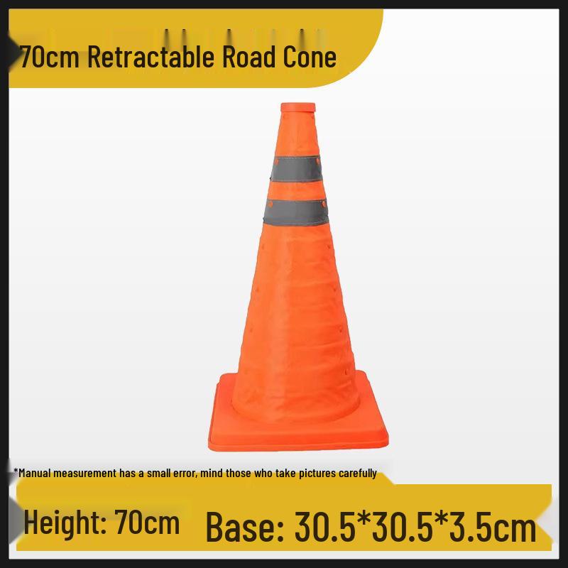 Portable Folding Traffic Warning Reflector Cone