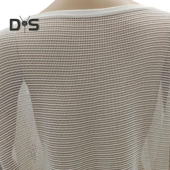 Women Cover Up Dress Batwing Long Sleeve See-through Hollow Mesh Bikini Cover Up Quick-Drying Breathable Beachwear