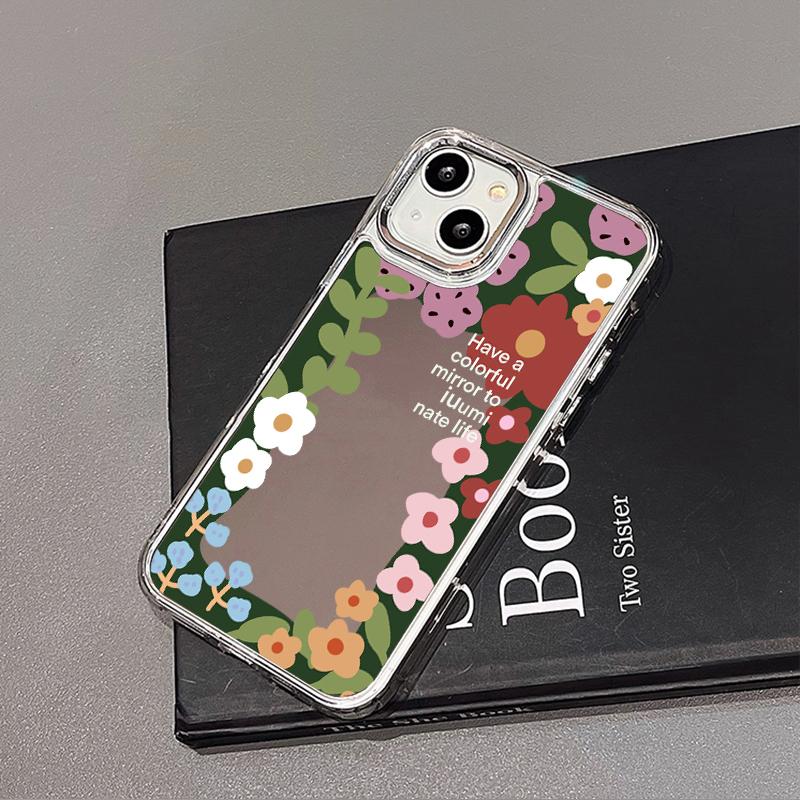 Mobile Phone Cases for iPhone 11 13 XR 15 Pro Max 12 14 Pro Max Case iPhone 16 XS Max Mirror Protective Case Mirror Exquisite Cartoon Waterproof