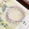 Women's High-End Lavender Amethyst Beaded Bracelet - Elegant National Style Design