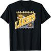LOS ANGELES LAKERS NBA Los Angeles Lakers Rise Above Black Tričko s kulatým výstřihem