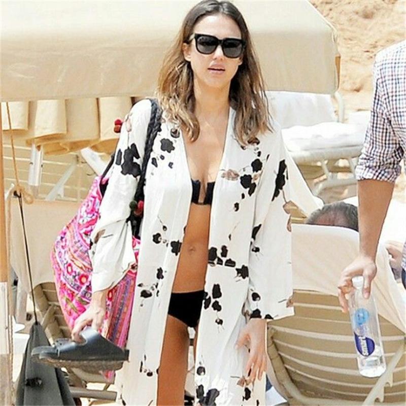 Buy 2020 Summer Women Beachwear White Cotton Coverups Beach Tunic