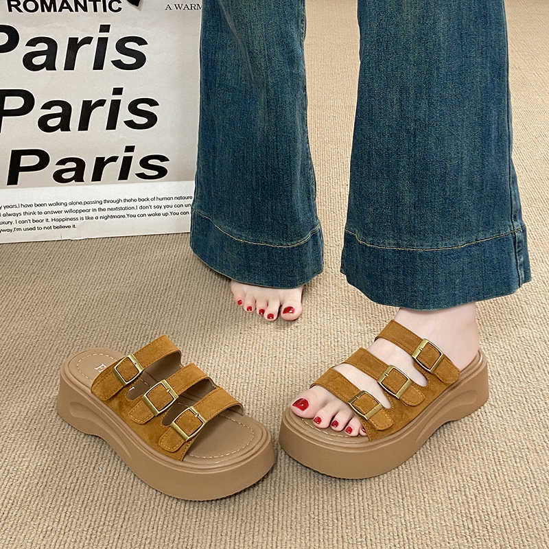 Fashion T Strap Spring-autumn White Woman Sandals Slippers Models Shoes Women's Sneakers 41 Size Sports Buy Vip Teniz Best Sellers